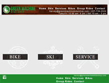 Tablet Screenshot of greenmachinebikeshop.com